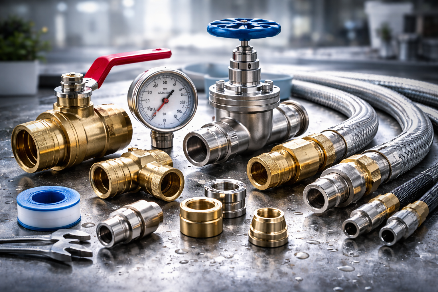 Plumbing and valves precision components by Aarohi Corporation
